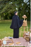Telekung Lily jet Black